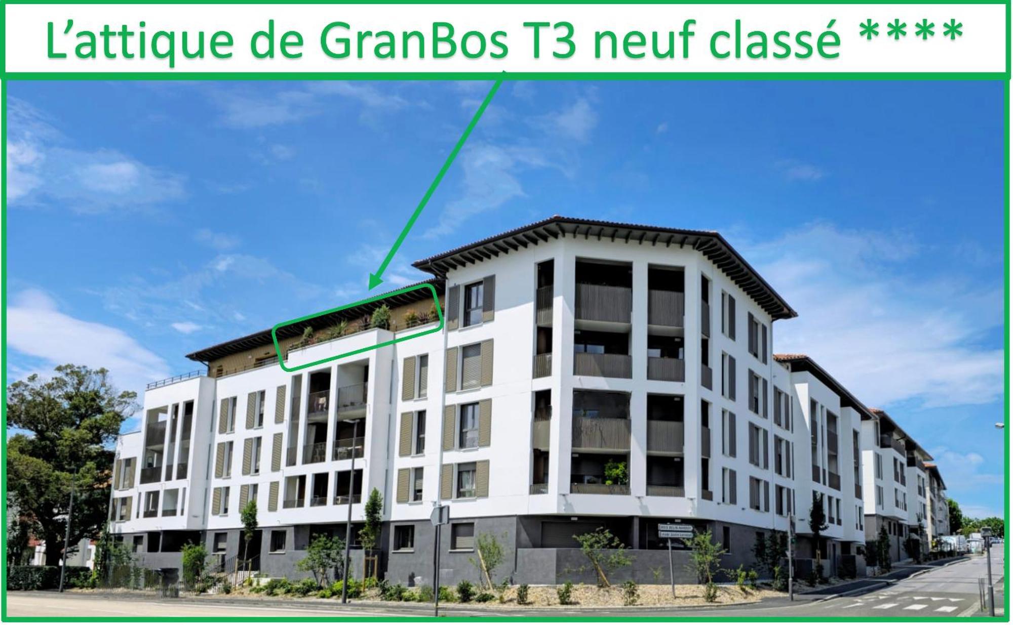 T3 Neuf Terrasse Xxl Parking Prive Classe 4 Etoiles * Anglet